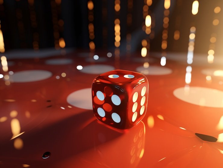 Dealer kasino live tersenyum sambil menjalankan permainan blackjack secara online